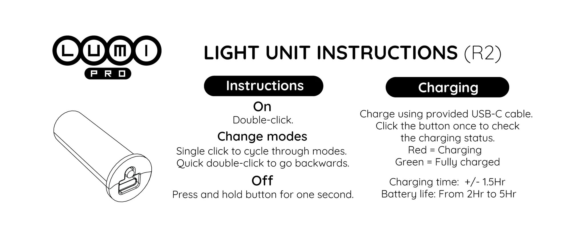 Lumi Pro Rechargable LED Staff