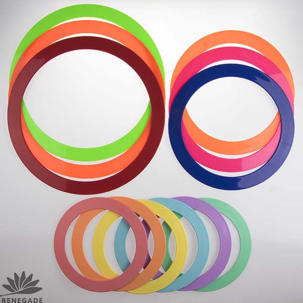 Assorted Flat Juggling Rings