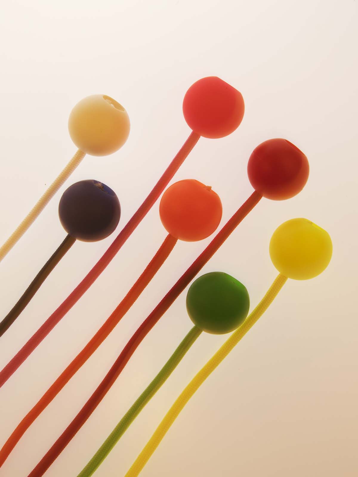 Pearly Contact Poi Colored Leash 100mm