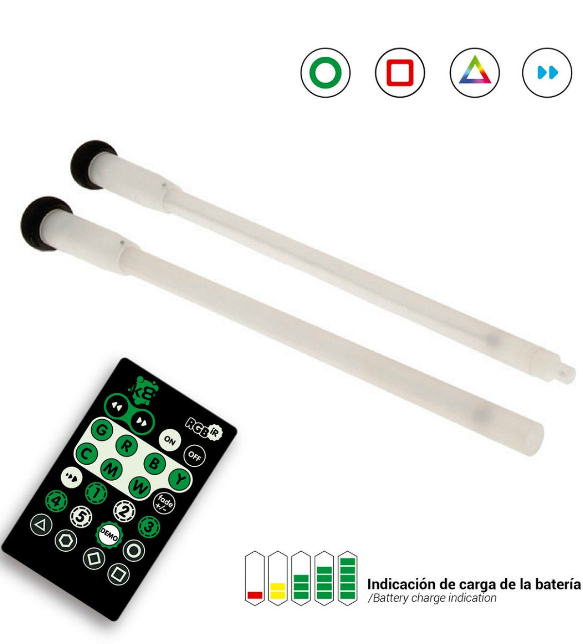 K8 IR-RBG LED Staff