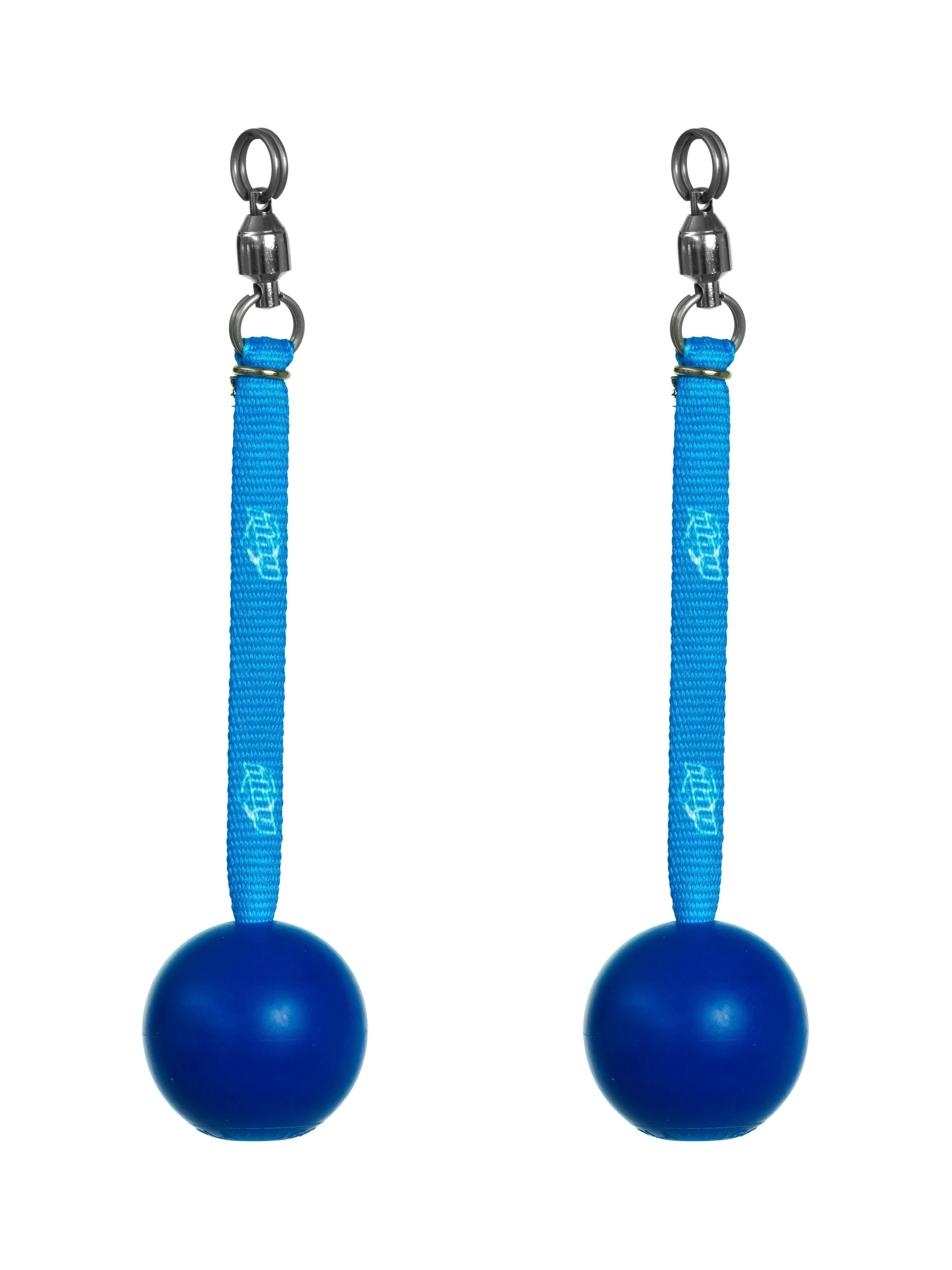 Silicone poi ball knobs with swivel