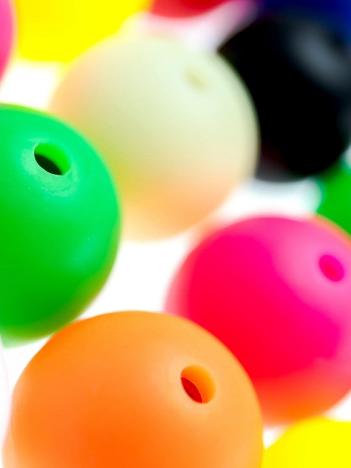 Pearly Contact Poi Colored Leash 100mm