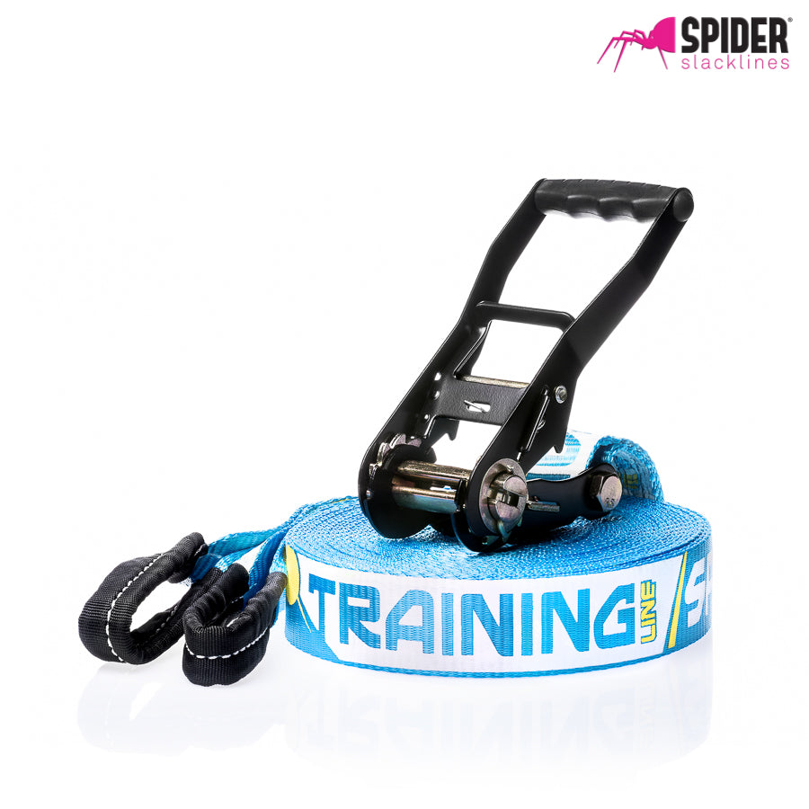 Spider Slacklines White Line 15m, Training Line 18m