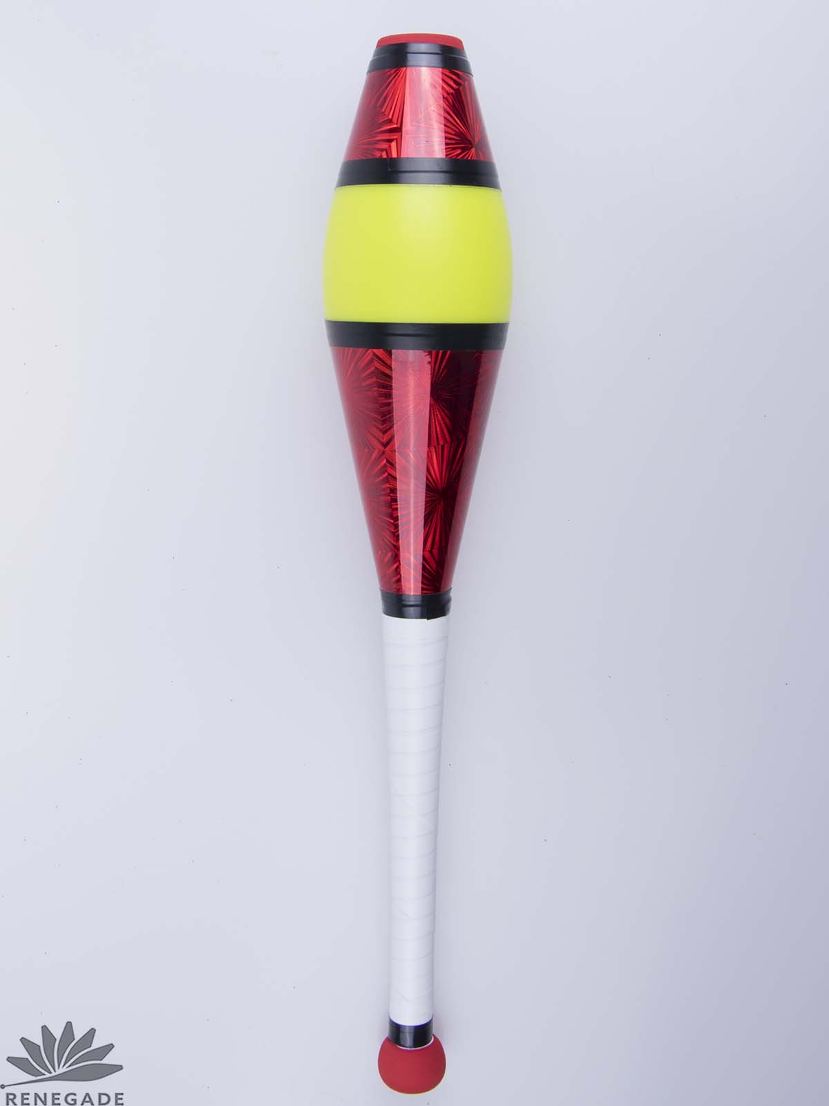 Decorated Renegade 95mm, Wood Dowel (Colored Rubber)
