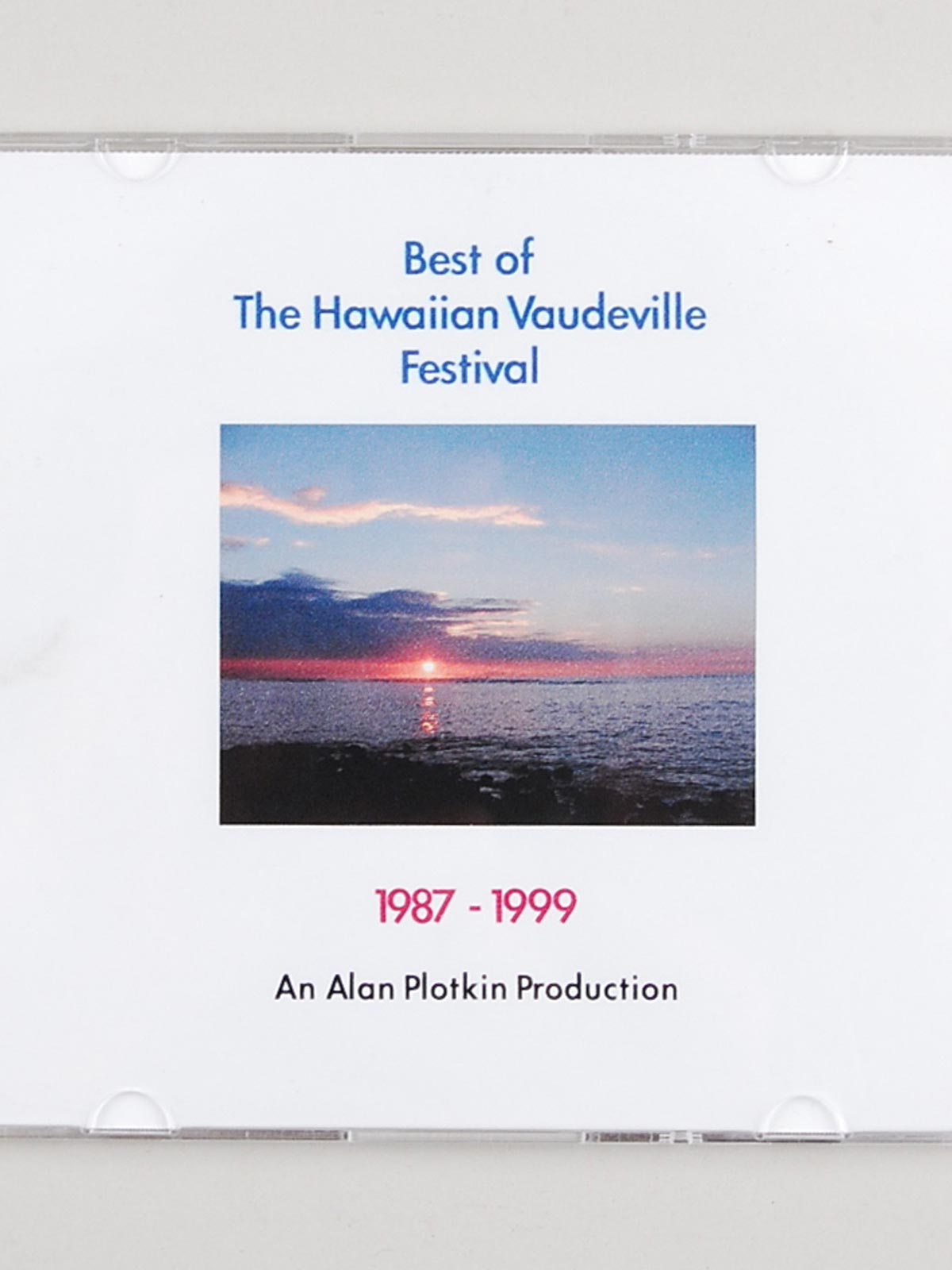 Best of Hawiian Vaudeville Festival '87 - '99 DVD