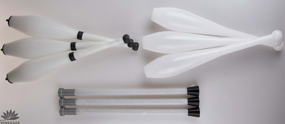 LED Juggling Clubs