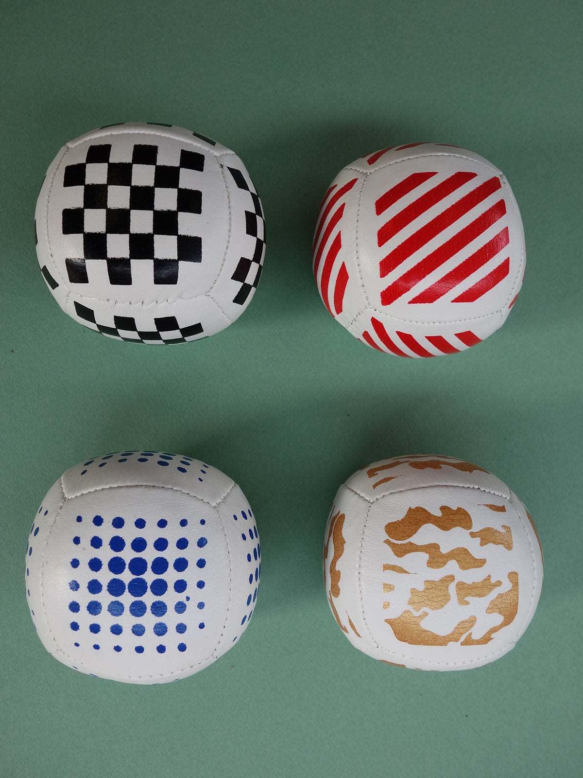Printed PU  Beanbag Six Panel (72mm, 140 grams)
