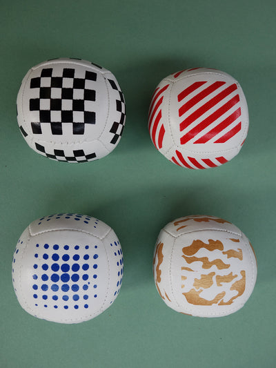 Printed PU  Beanbag Six Panel (72mm, 140 grams)