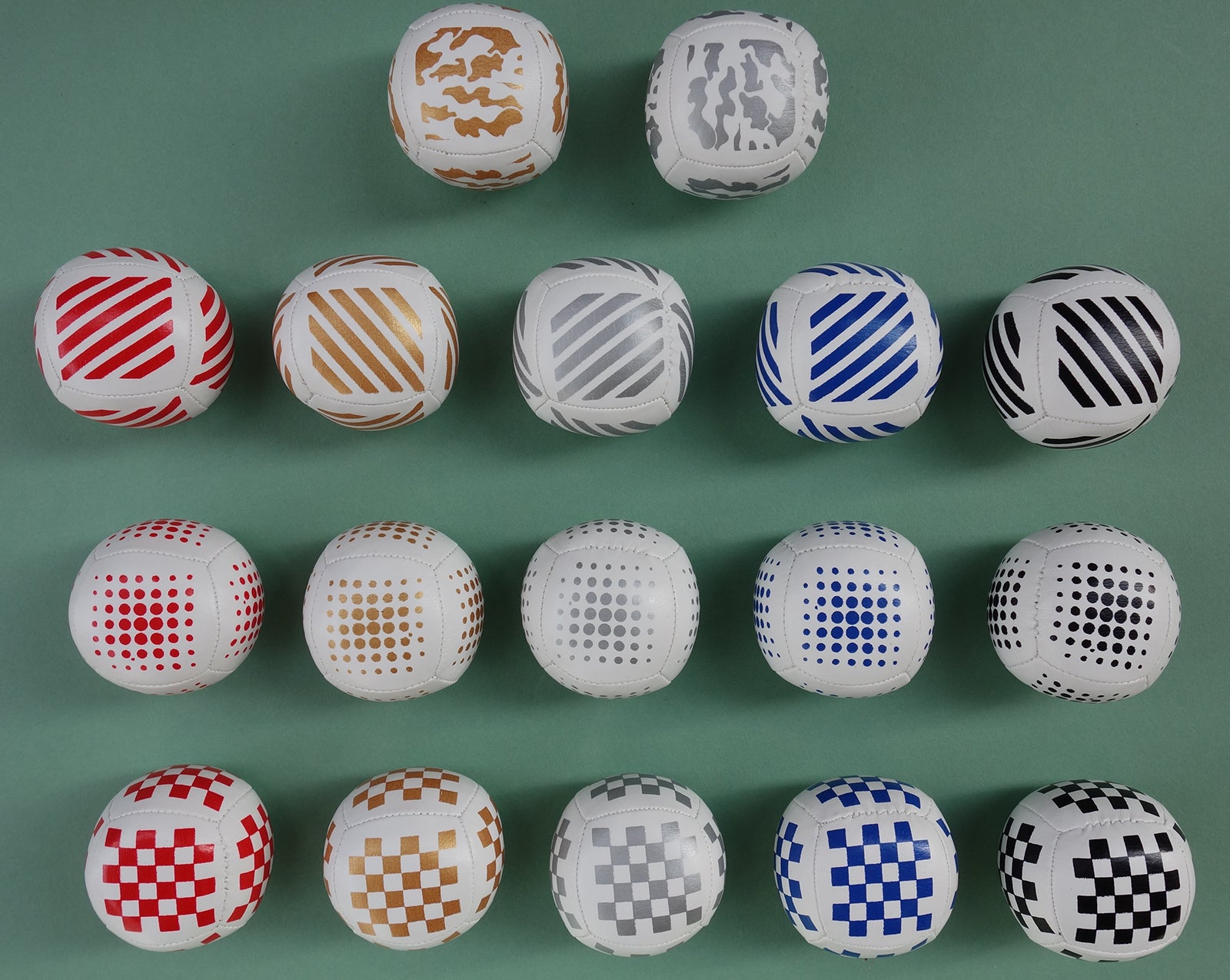 Printed PU Beanbag Six Panel (65mm, 116 grams)