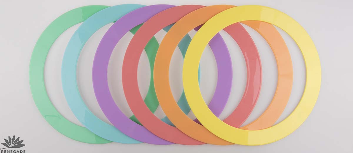 Flat Juggling Rings