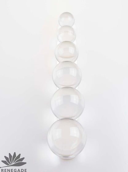 Clear Acrylic Juggling Balls 40mm 44mm, 51mm, 60mm, 65mm, 70mm, 76mm, 82mm
