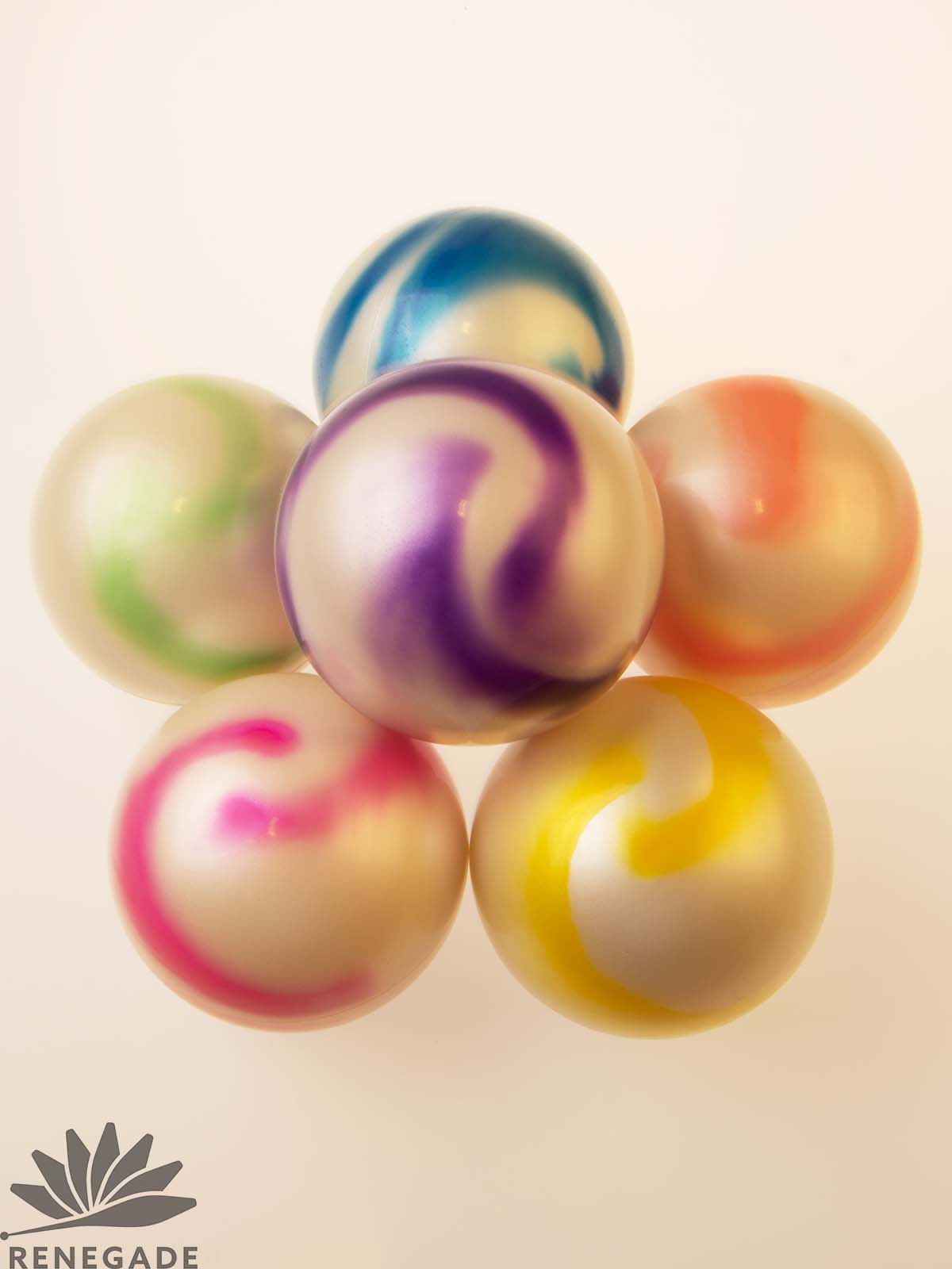 Color Swirl Stage Balls 100mm