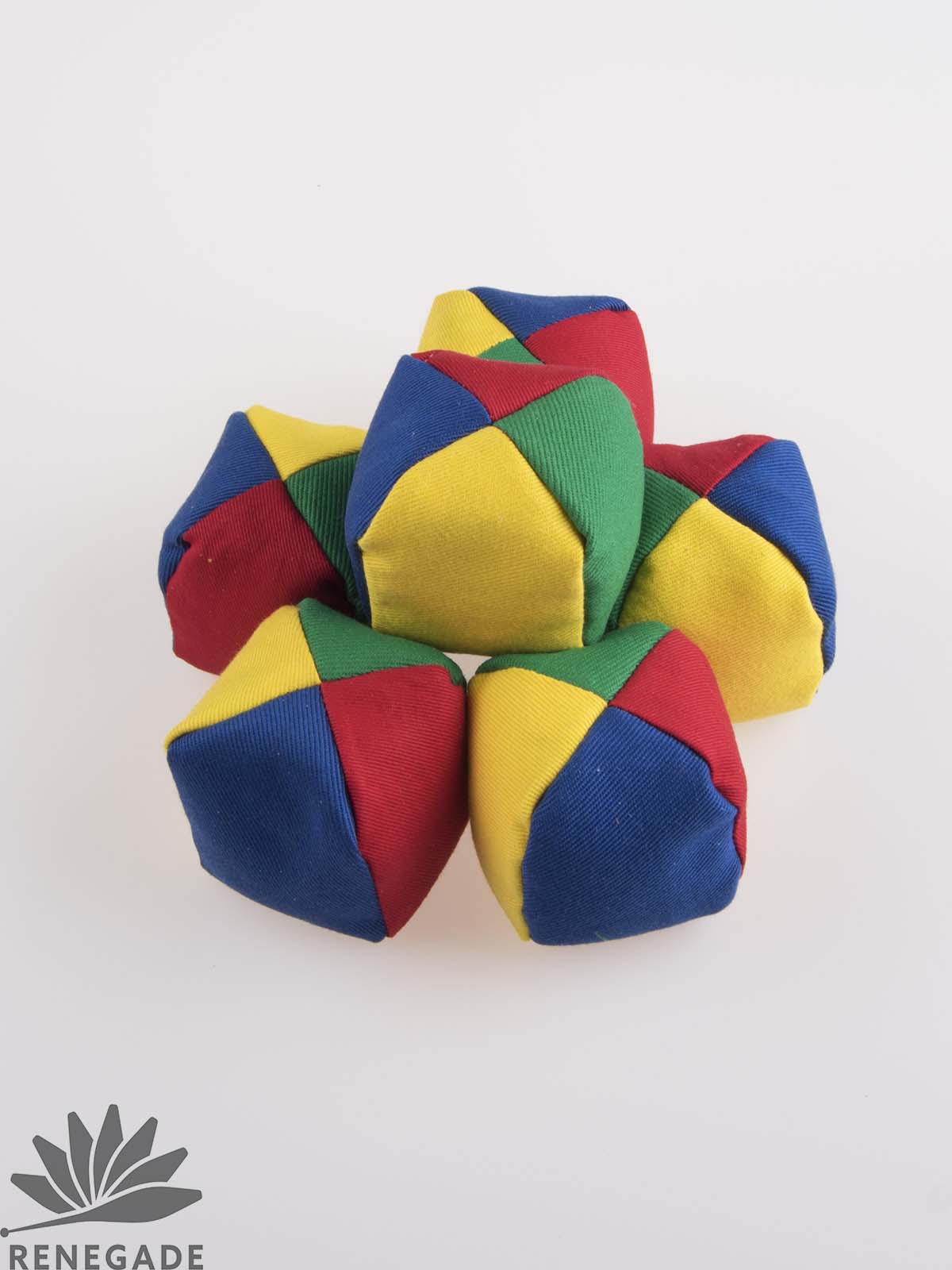 Instructional 4 panel Cotton Beanbag (64mm, 94 grams)