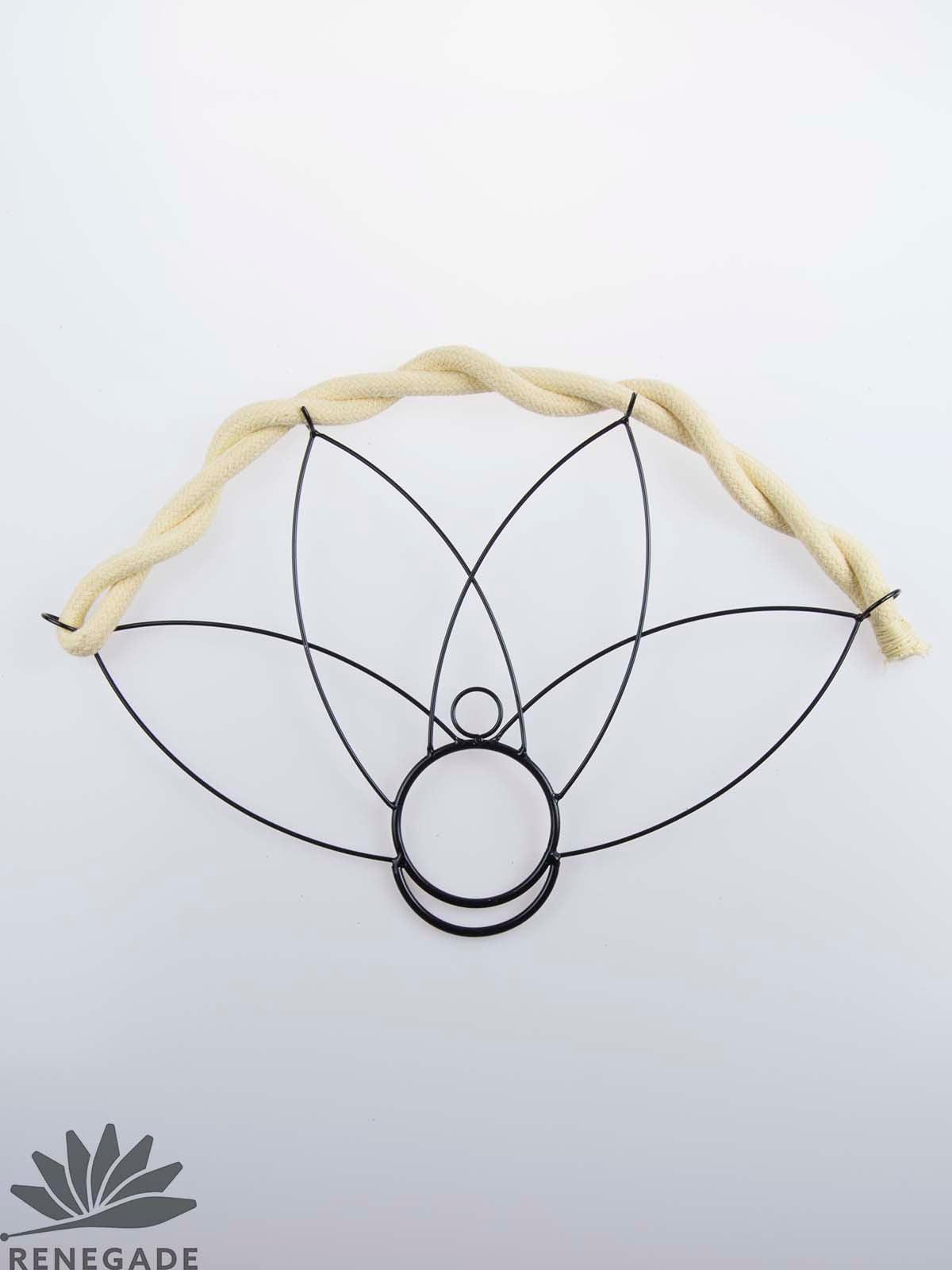 Fire Fan Twisted Rope Flower