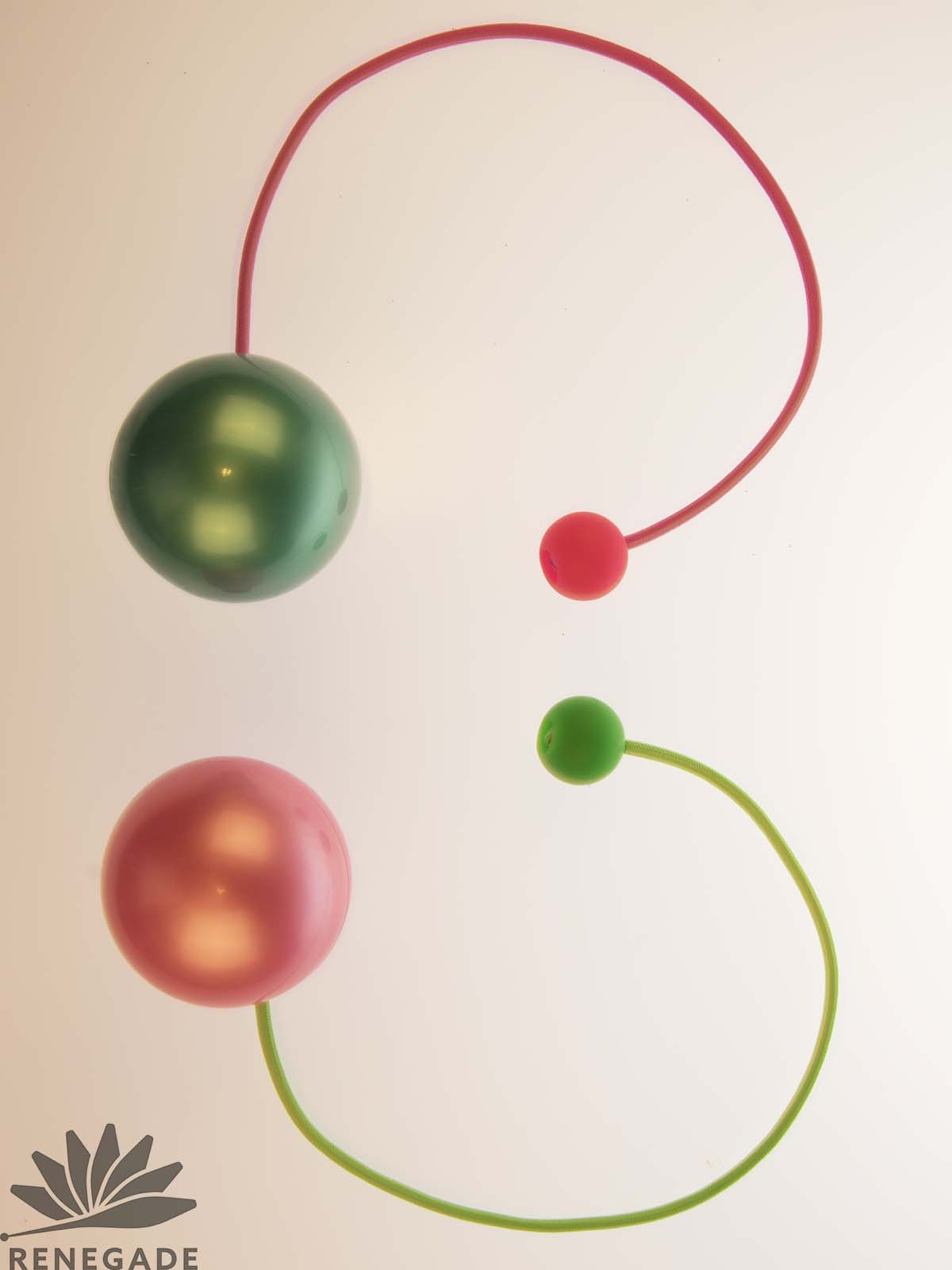 Pearly Contact Poi Colored Leash 100mm