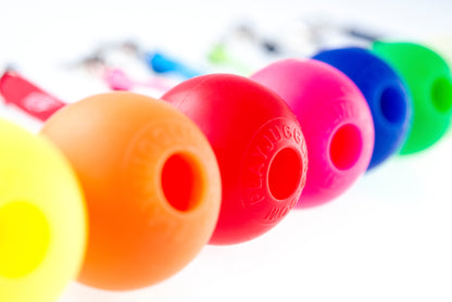 Silicone poi ball knobs with swivel