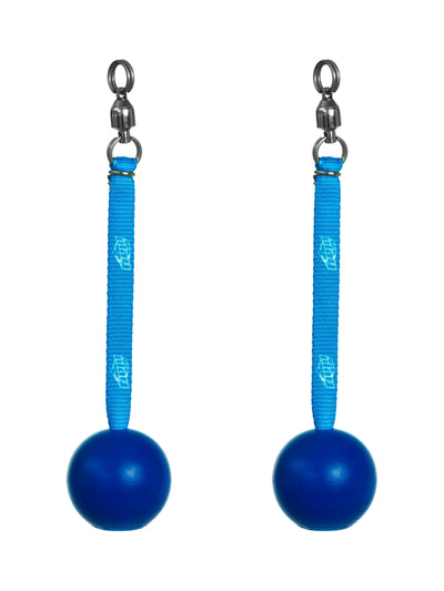 Silicone poi ball knobs with swivel
