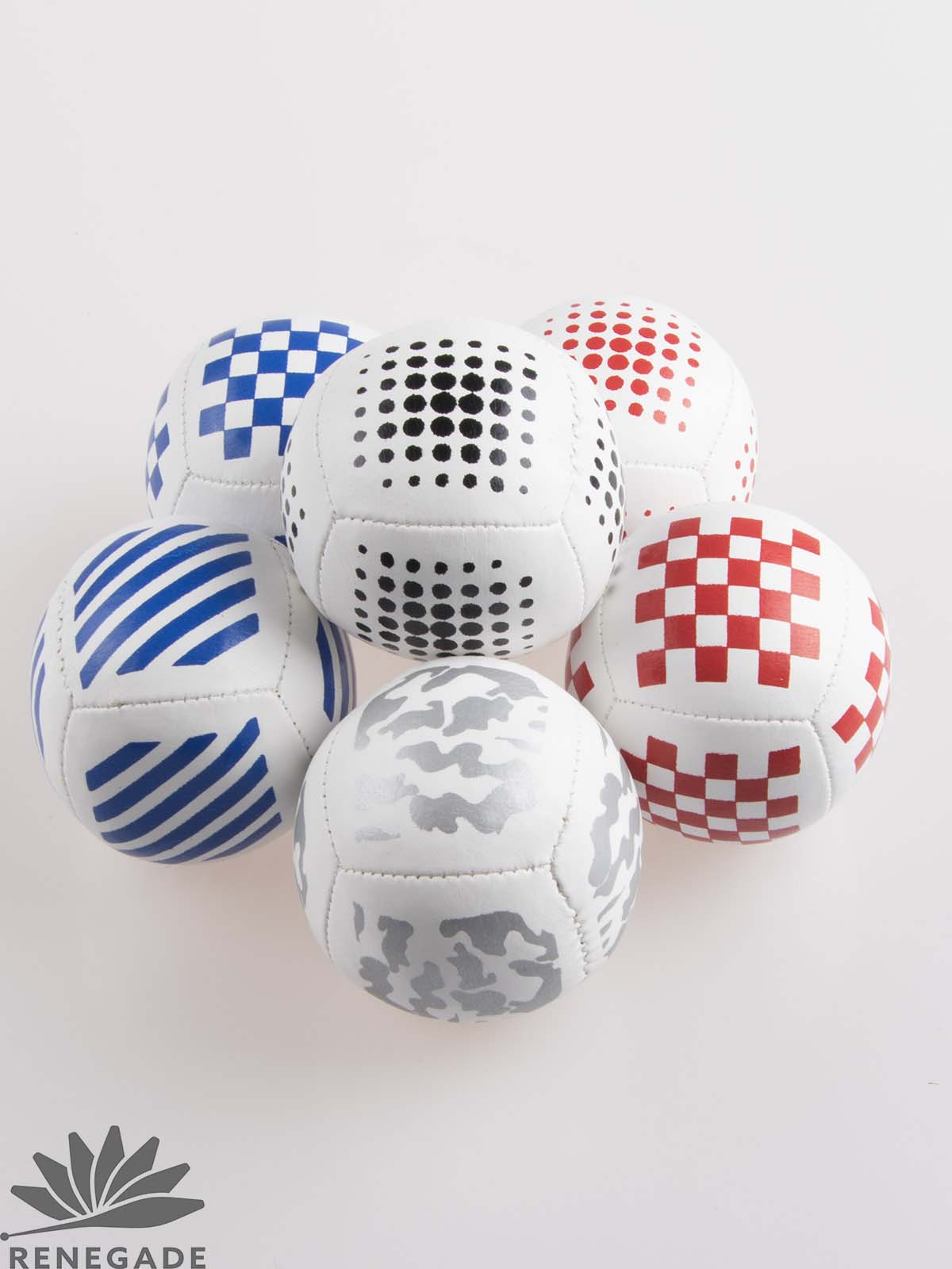 Printed PU  Beanbag Six Panel (72mm, 140 grams)