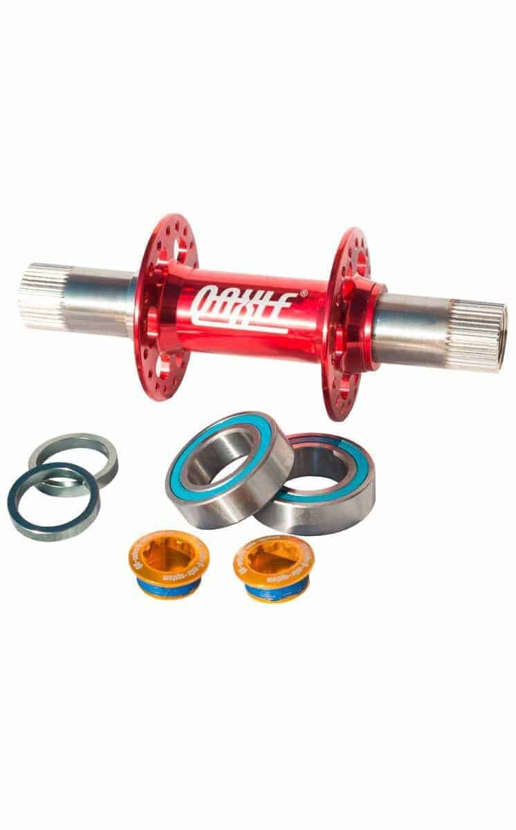 Q-Axle Hub 36 Hole Red (disk-hub option)
