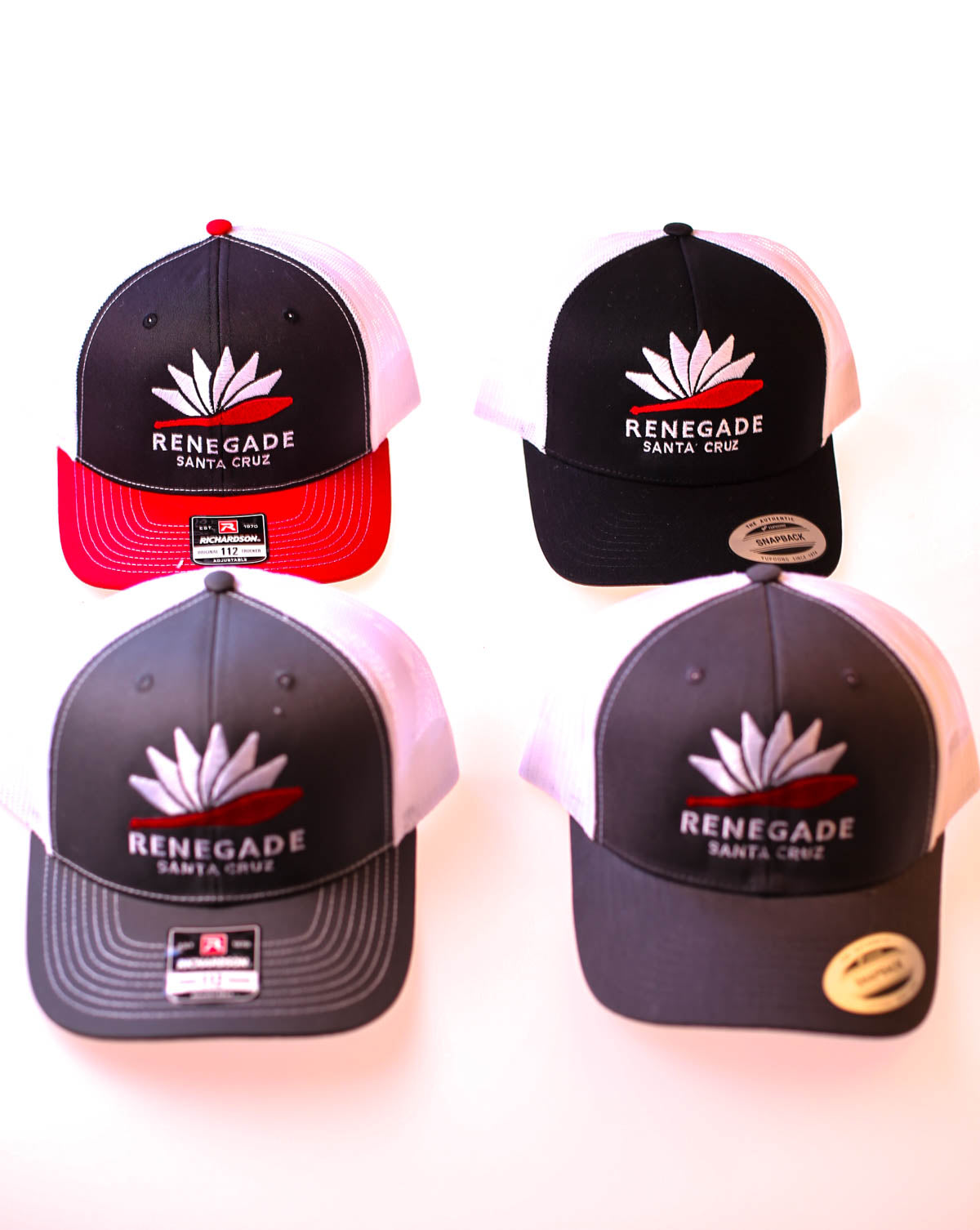 Renegade Logo Cap (White Mesh Back)