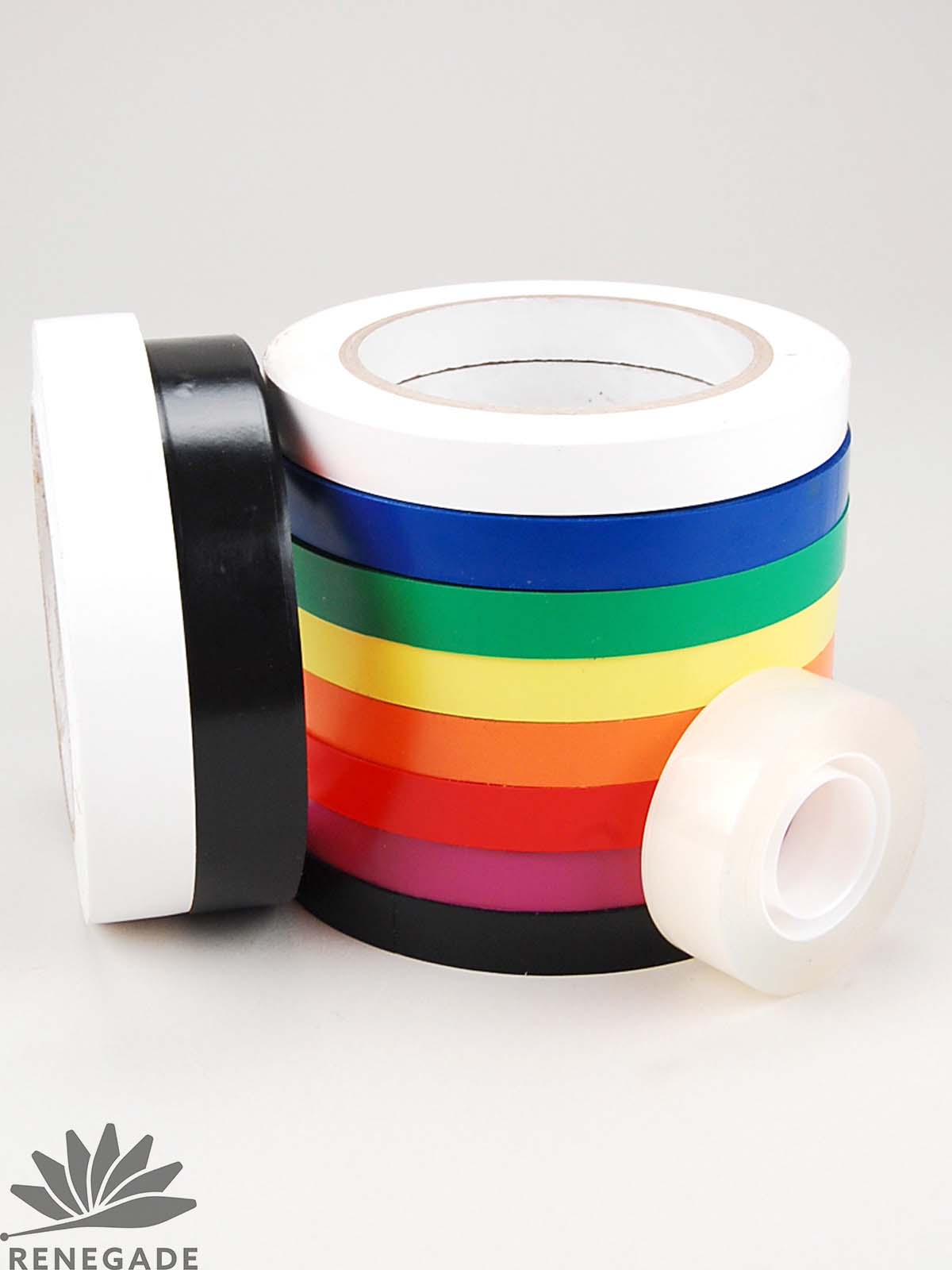 Vinyl and Clear Tape: 1/2, 3/4 inch